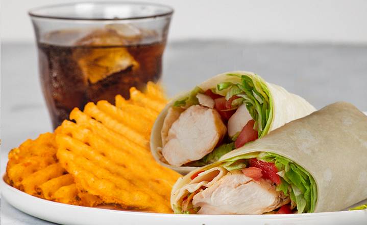 Order Classic Chicken Wrap Meal food online from Wings Over Columbus-Upper Arlington store, Columbus on bringmethat.com