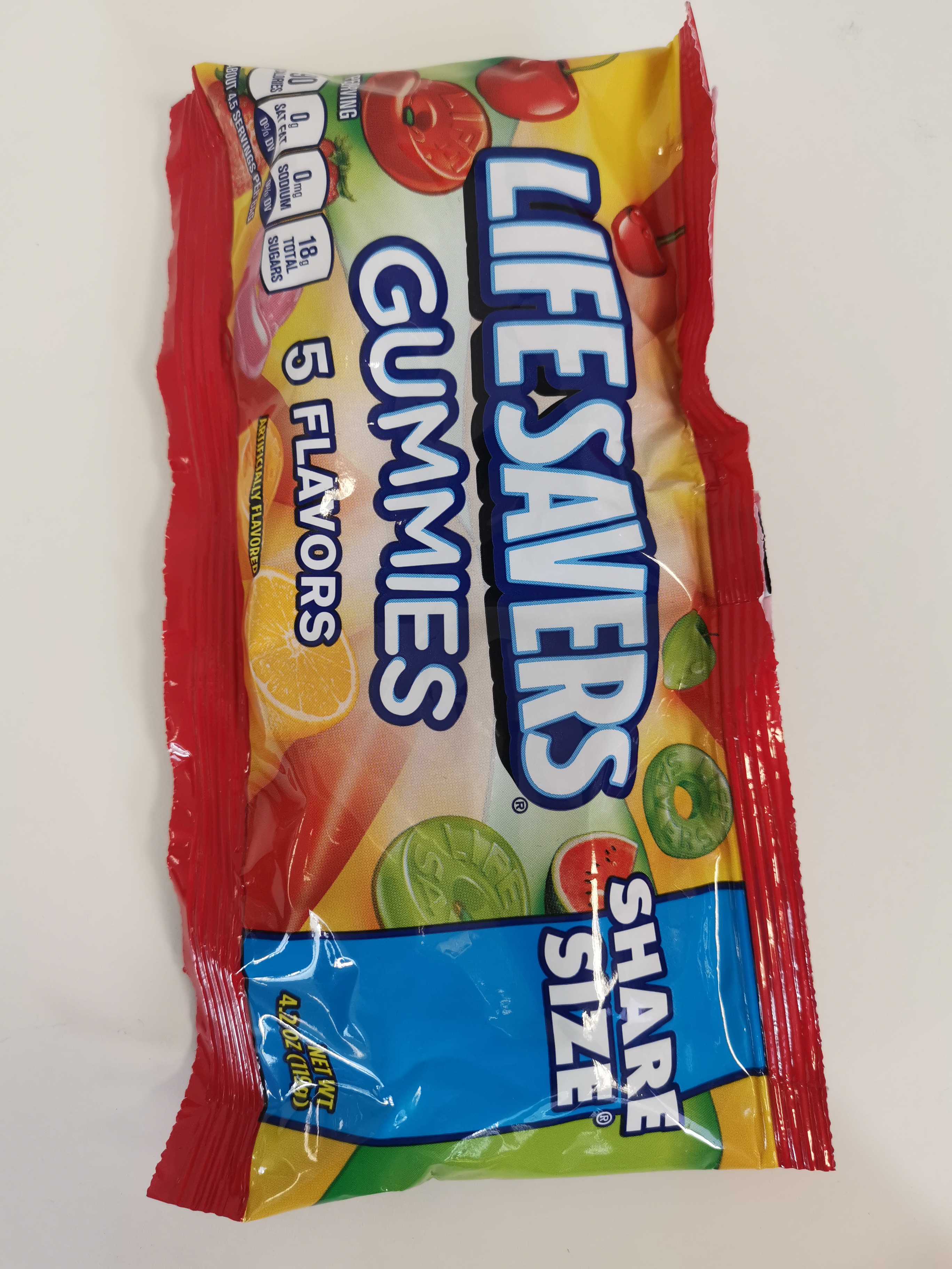 Order Lifesavers 5 flavors King size food online from Rank Quickserve store, San Francisco on bringmethat.com