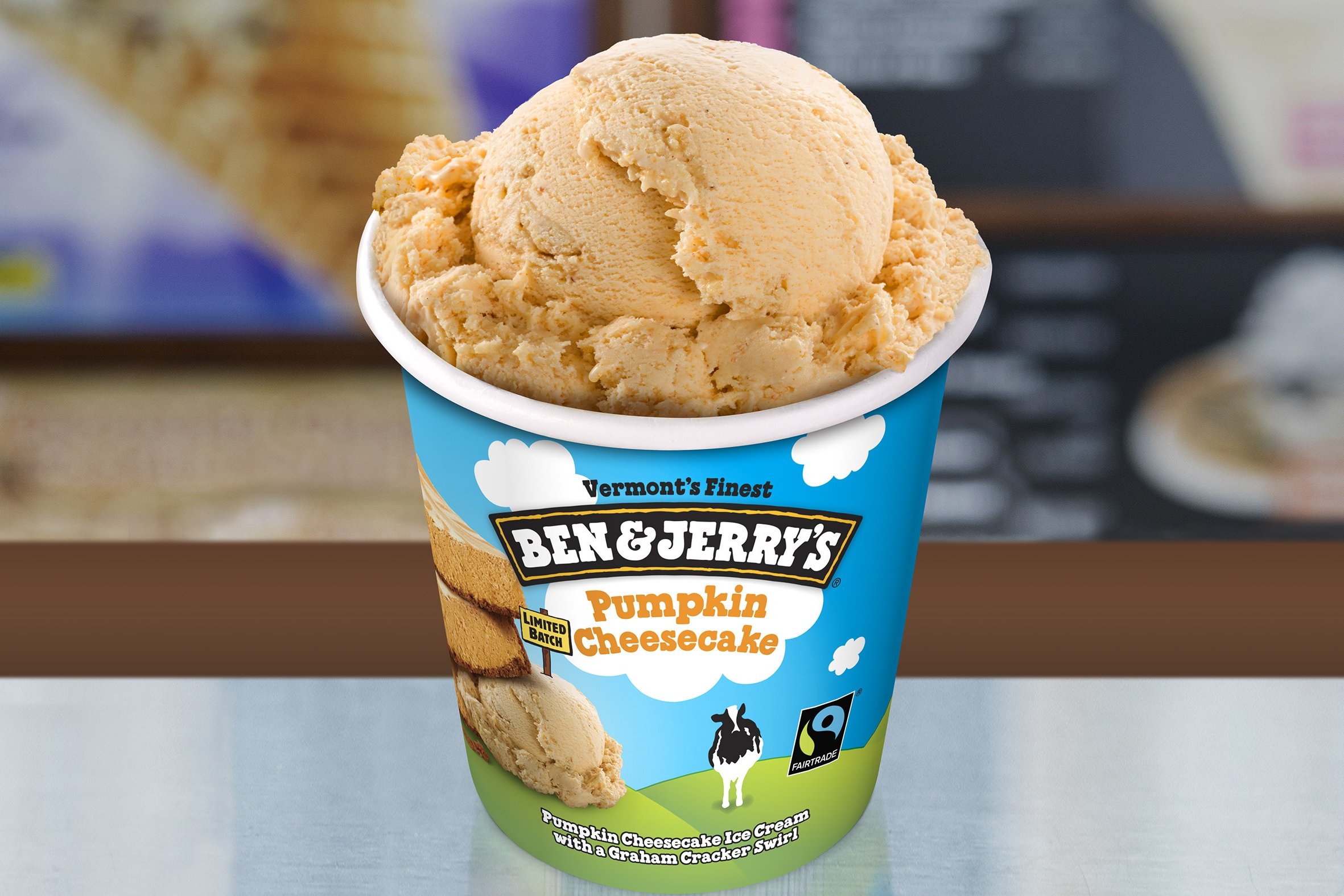 Order Pumpkin Cheesecake food online from Ben & Jerry's store, Plano on bringmethat.com