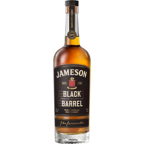 Order Jameson Black Barrel whiskey 750 ml. food online from Mirage Wine & Liquor store, Palm Springs on bringmethat.com