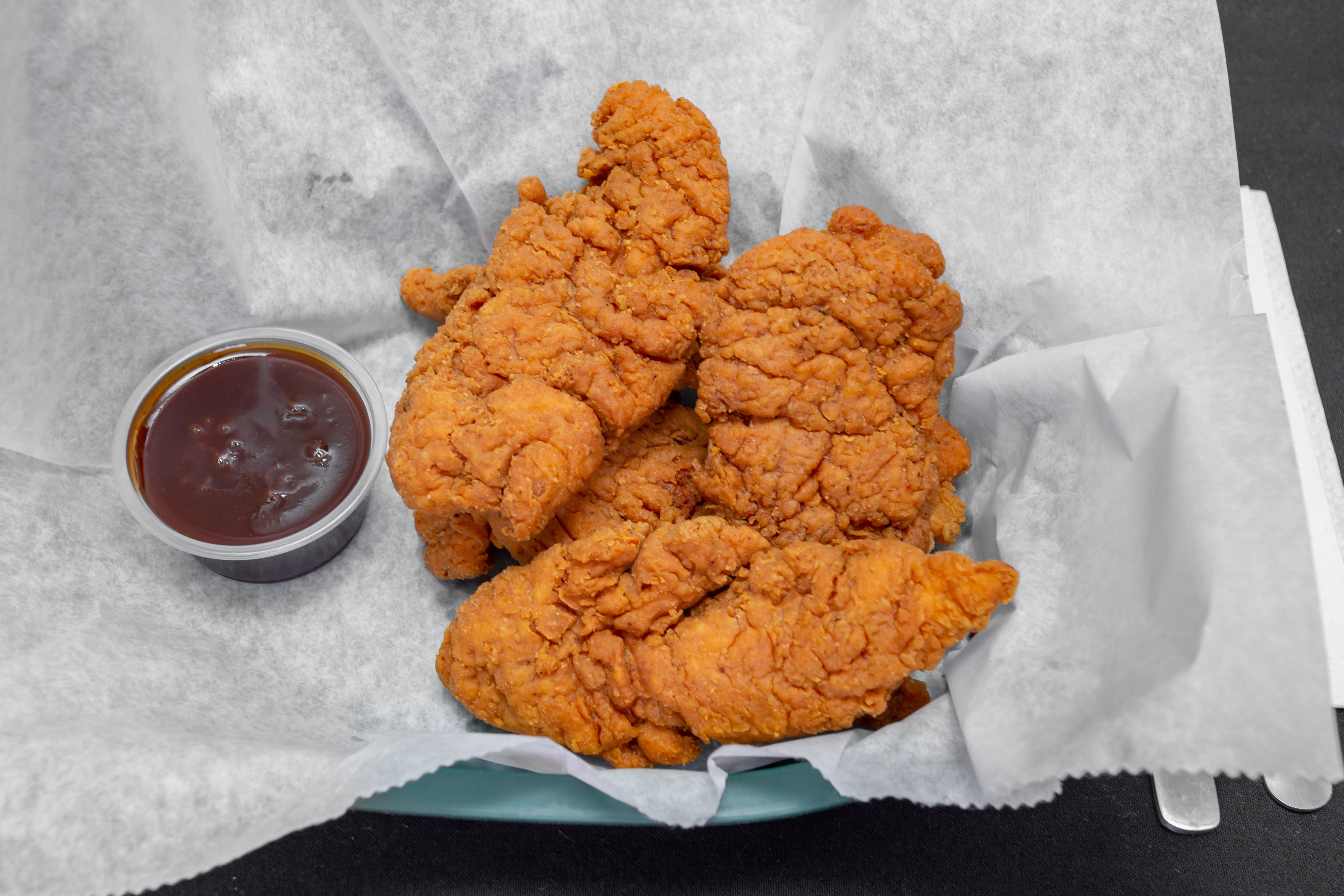Order Chicken Fingers - Small (5 Pieces) food online from Pujols Pizzeria store, Bethlehem on bringmethat.com