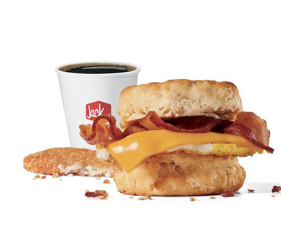 Order Bacon Egg & Cheese Biscuit Combo food online from Jack In The Box store, Boise on bringmethat.com