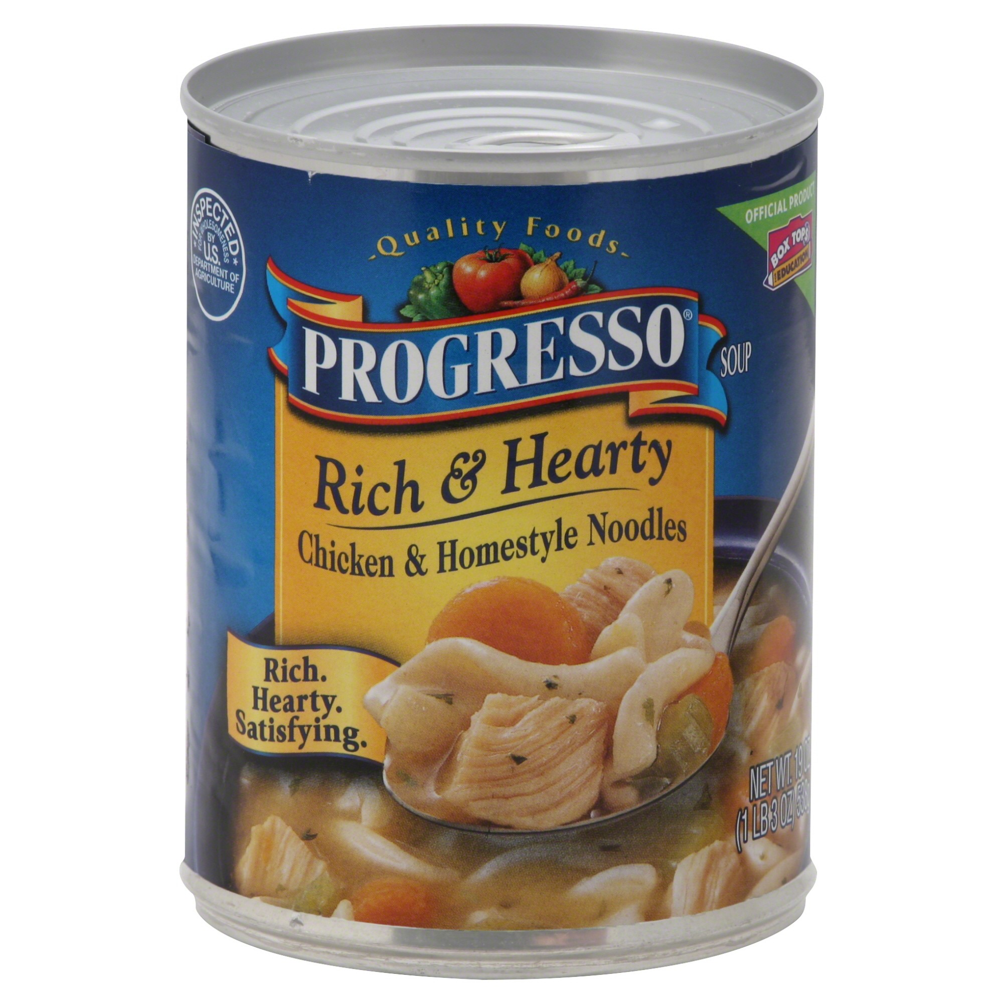 Order Progresso Soup, Chicken & Homestyle Noodles 19 oz (1 lb 3 oz) 538 g food online from Rite Aid store, Williamsville on bringmethat.com