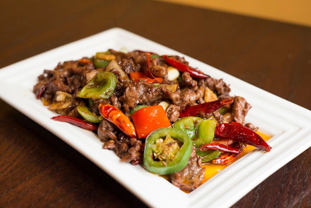 Order S08. Lamb with Pure Cumin Powder food online from Lao Sze Chuan store, Skokie on bringmethat.com