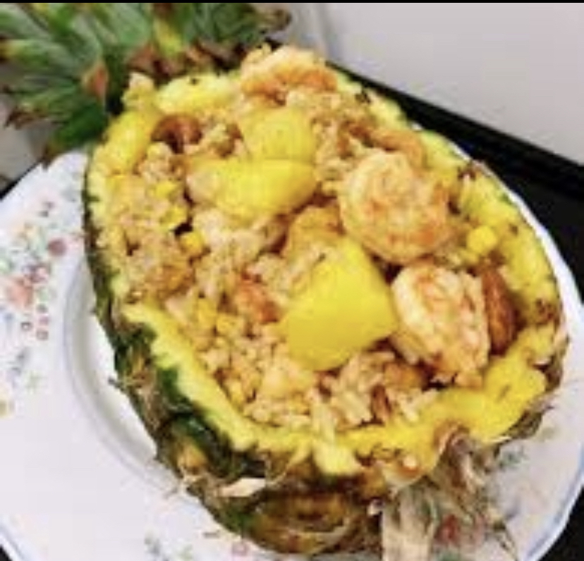 Order Pineapple Fried Rice  food online from Abi sushi store, Astoria on bringmethat.com