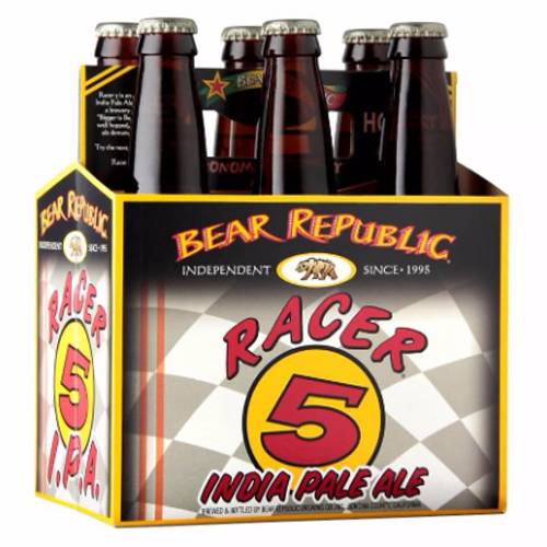 Order Bear Republic Racer 5 IPA - 12 oz Bottles/6 Pack food online from Bottle Shop & Spirits store, Los Alamitos on bringmethat.com