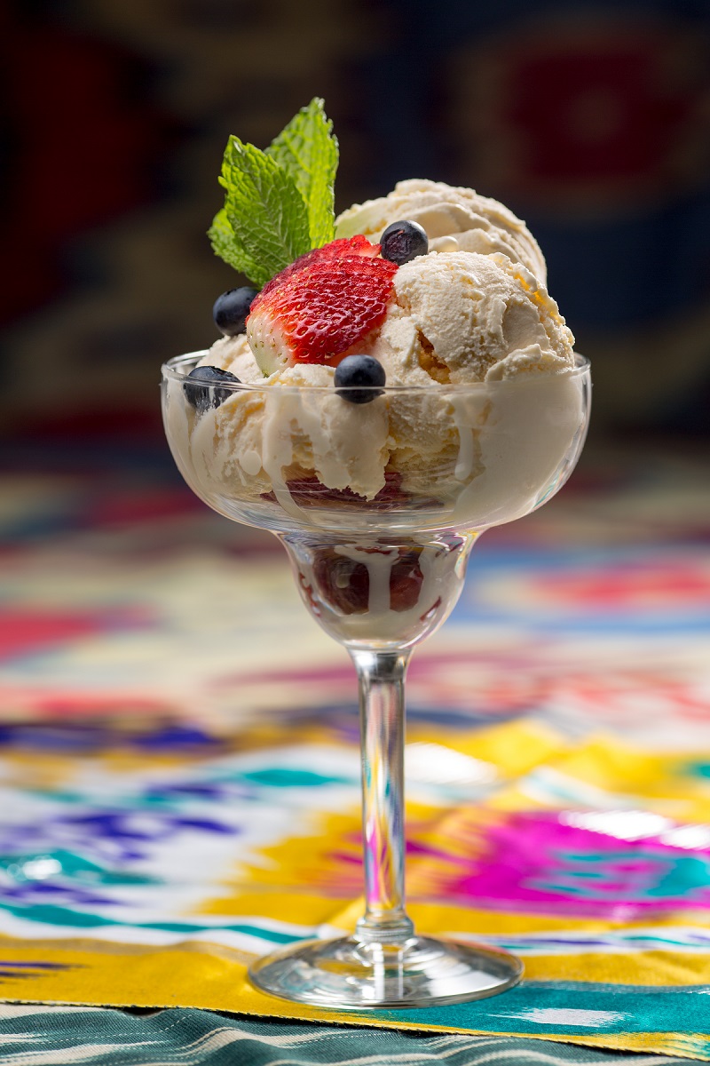 Order Ice Cream with Fruits food online from Suzani Restaurant store, Philadelphia on bringmethat.com