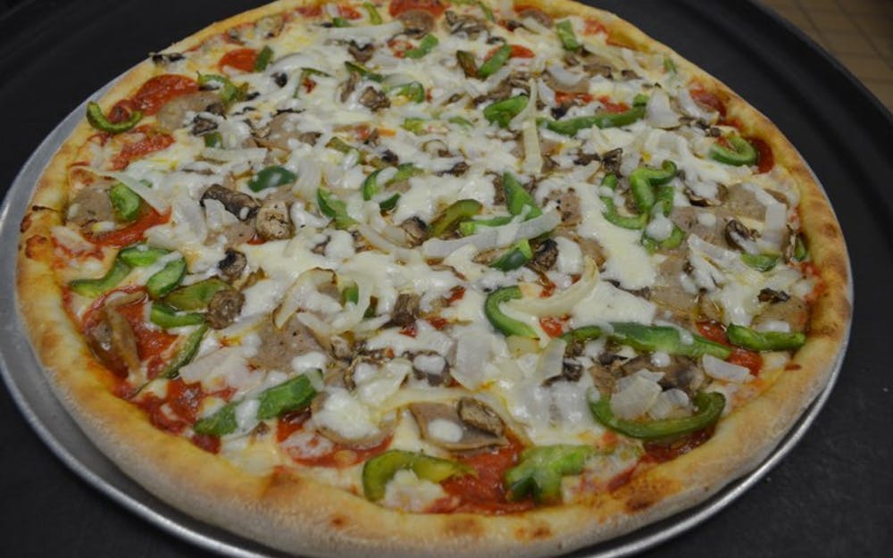 Order Elizabeth's Special Pizza - Large food online from Elizabeths Pizza store, High Point on bringmethat.com