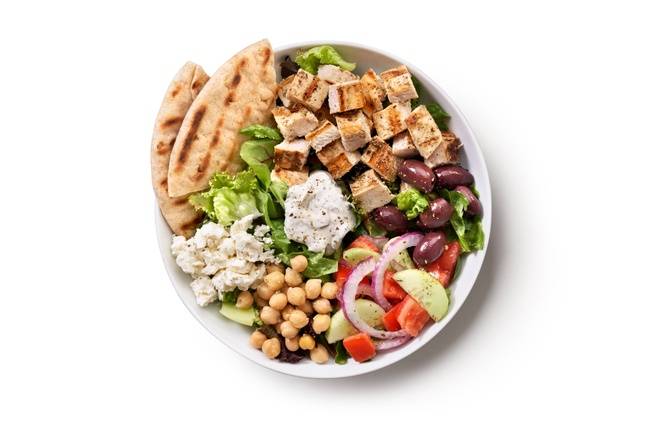 Order Build Your Own Bowl food online from Fresko Greek Kitchen store, Raleigh on bringmethat.com