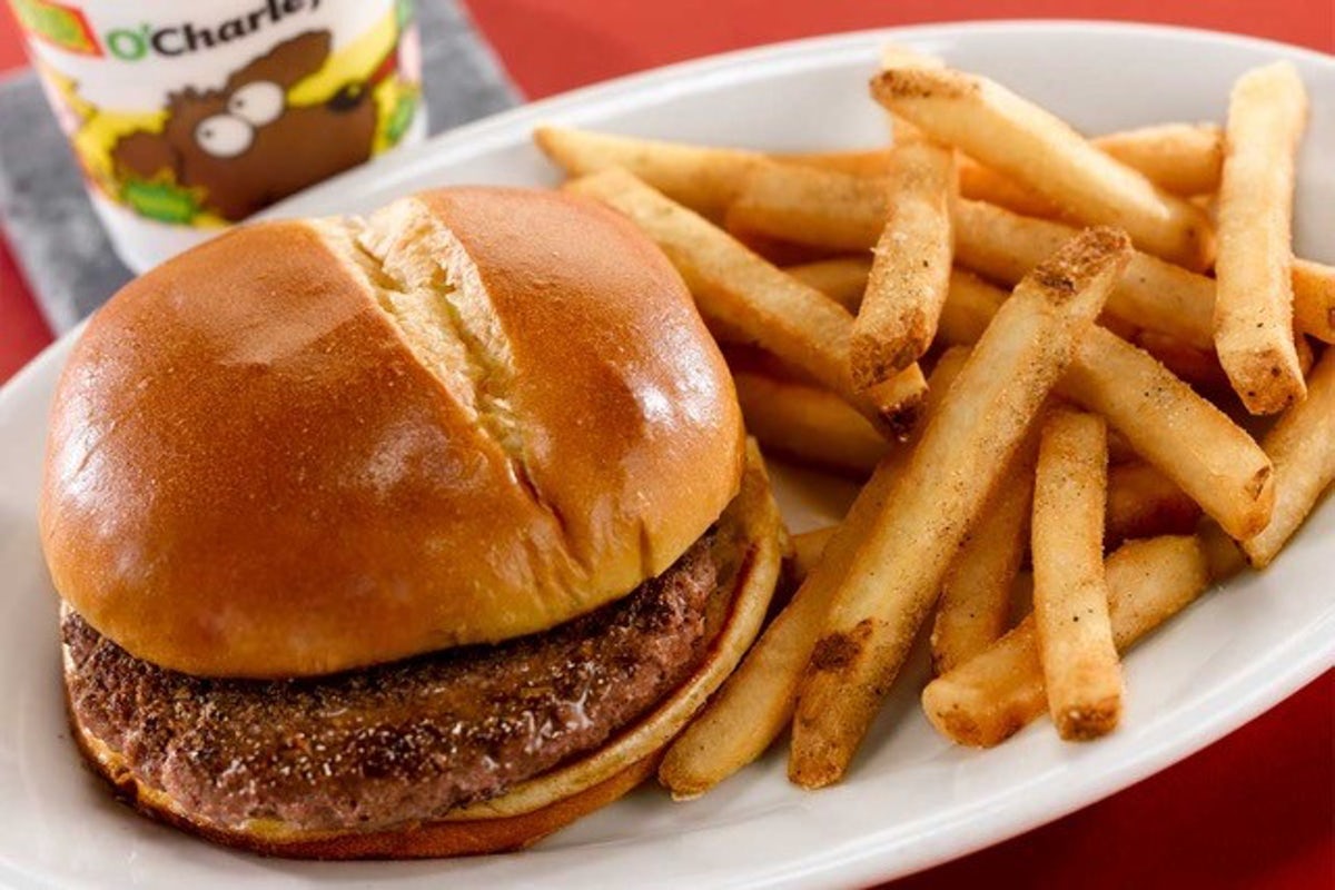 Order Kids Burger food online from Ocharley store, Fort Oglethorpe on bringmethat.com