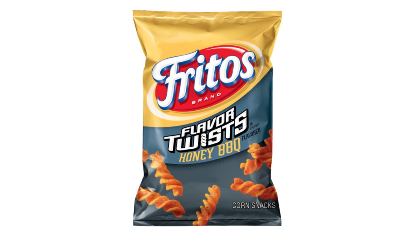 Order Fritos Flavor Twists Honey BBQ Flavored Corn Chips 3.5 oz food online from Ocean Liquor store, South Pasadena on bringmethat.com