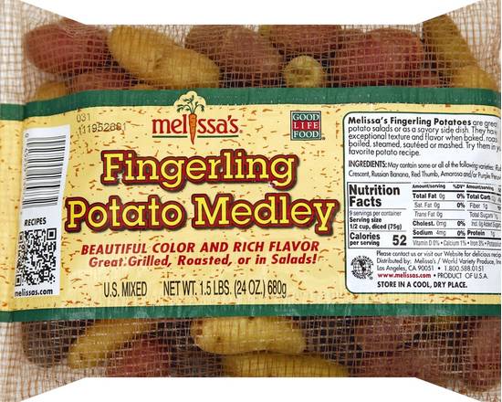 Order Melissa's · Fingerling Potato Medley (1.5 lbs) food online from Shaw's store, Newburyport on bringmethat.com