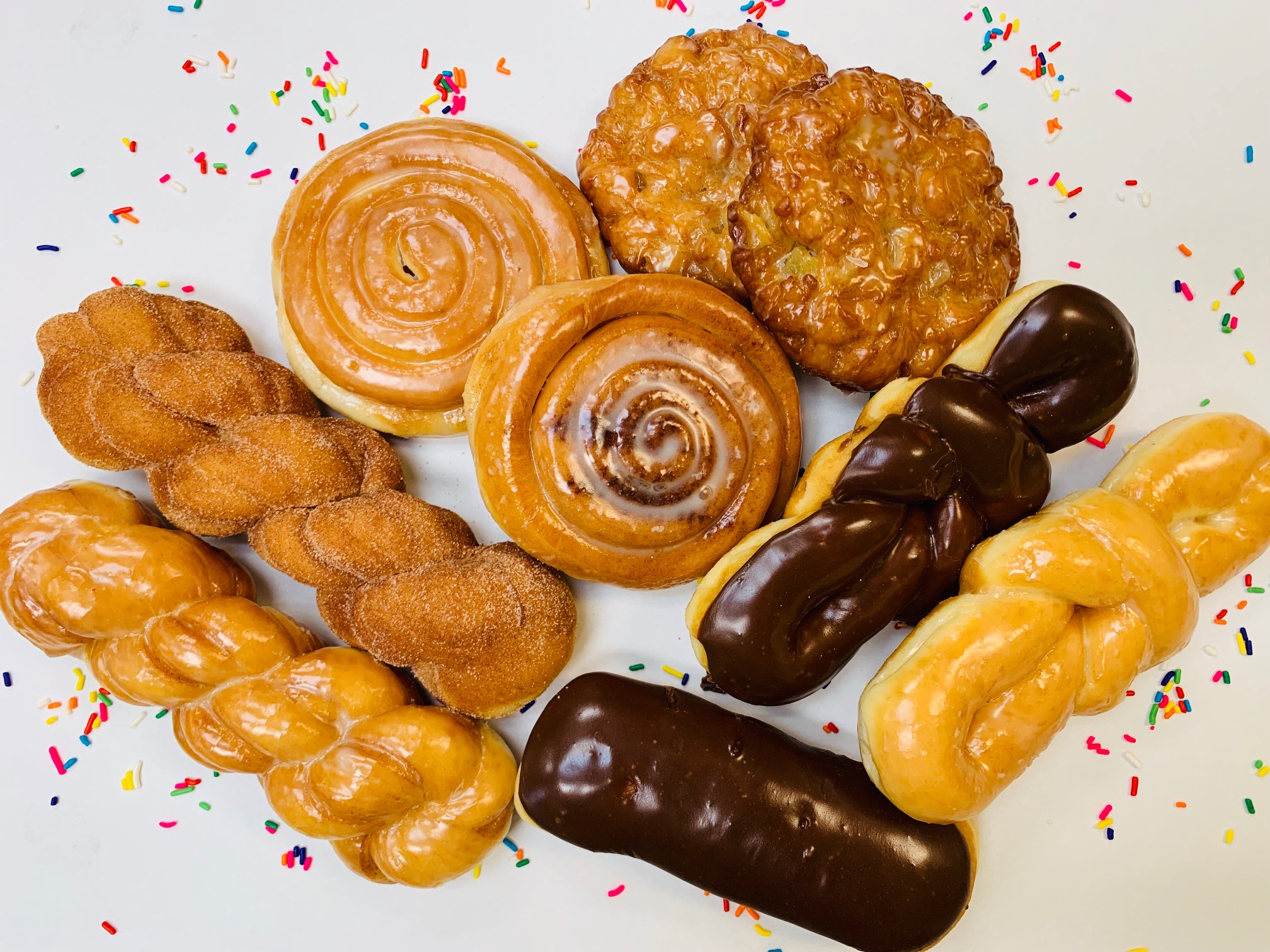 Order Assorted Fancy Donuts  food online from U.S. DONUTS store, Cordova on bringmethat.com