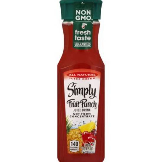 Order Simply Fruit Punch All Natural (11.5 oz) food online from 7-Eleven By Reef store, Atlanta on bringmethat.com