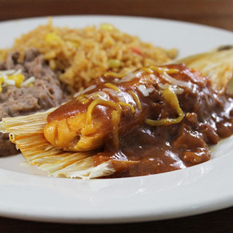 Order Kid's Tamale food online from Abuelo's Mexican Restaurant store, Rogers on bringmethat.com