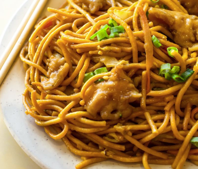 Order Chicken Lo Mein food online from First Wok Chinese store, Keyport on bringmethat.com
