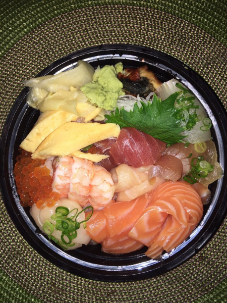 Order Chirashi Bowl food online from What the fish sushi store, Los Angeles on bringmethat.com