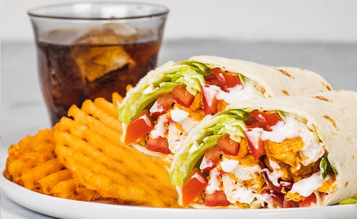 Order Chicken Bacon Ranch Wrap Meal food online from Wings Over Rochester store, Rochester on bringmethat.com