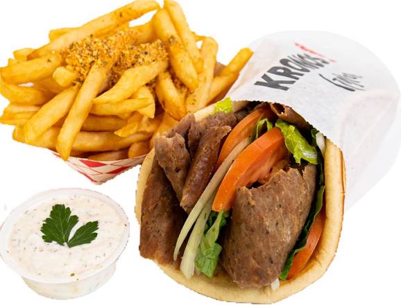 Order Gyros Special Combo food online from The Greek Gyros II store, La Mesa on bringmethat.com