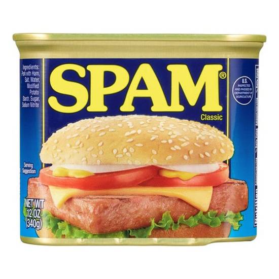 Order Spam Classic Luncheon Canned Meat 12oz food online from Everyday Needs by Gopuff store, Lansdowne on bringmethat.com