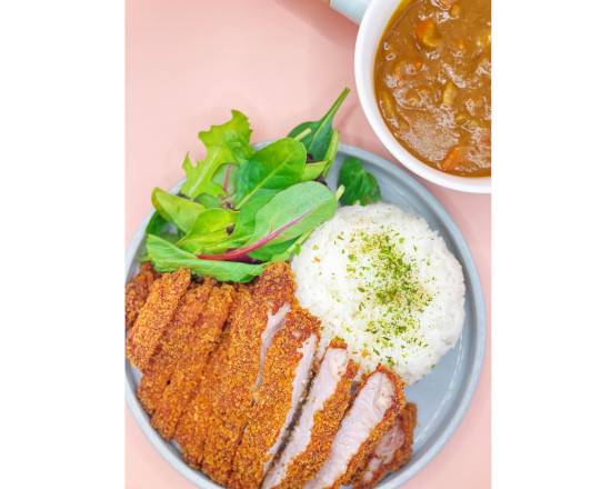 Order Curry Fried Chicken Cutlet 咖喱吉列雞扒飯 food online from Curry House store, West Covina on bringmethat.com