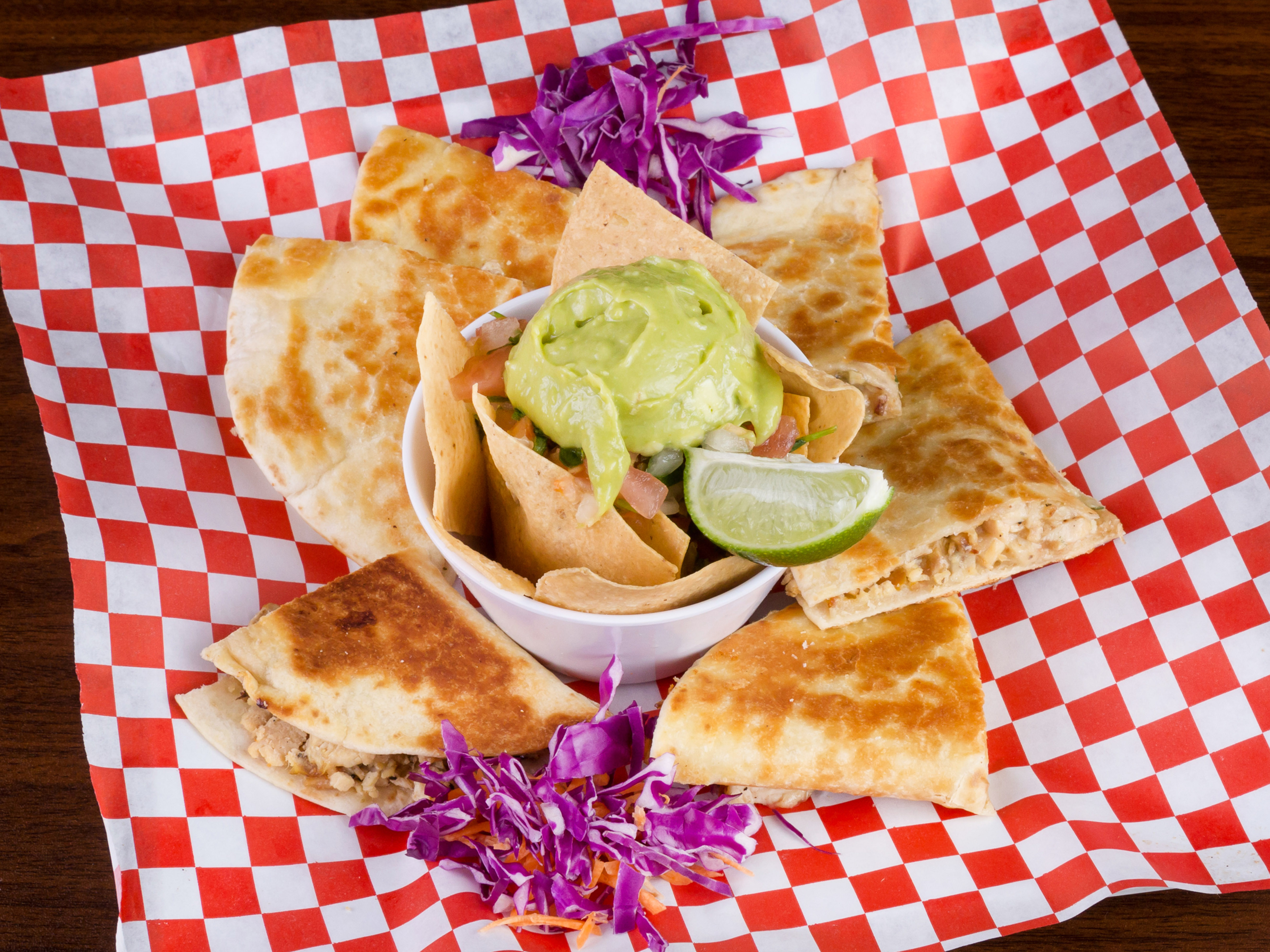 Order Chicken Quesadilla food online from Cassidy Mesquite Kitchen store, Houston on bringmethat.com