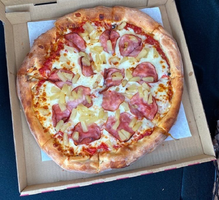 Order Hawaiian Special Pizza - Small 12" food online from Strictly To Go Pizzeria store, Concord on bringmethat.com