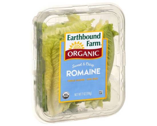 Order Earthbound Farm · Organic Sweet & Crisp Romaine Triple-Washed (7 oz) food online from Safeway store, Gilroy on bringmethat.com