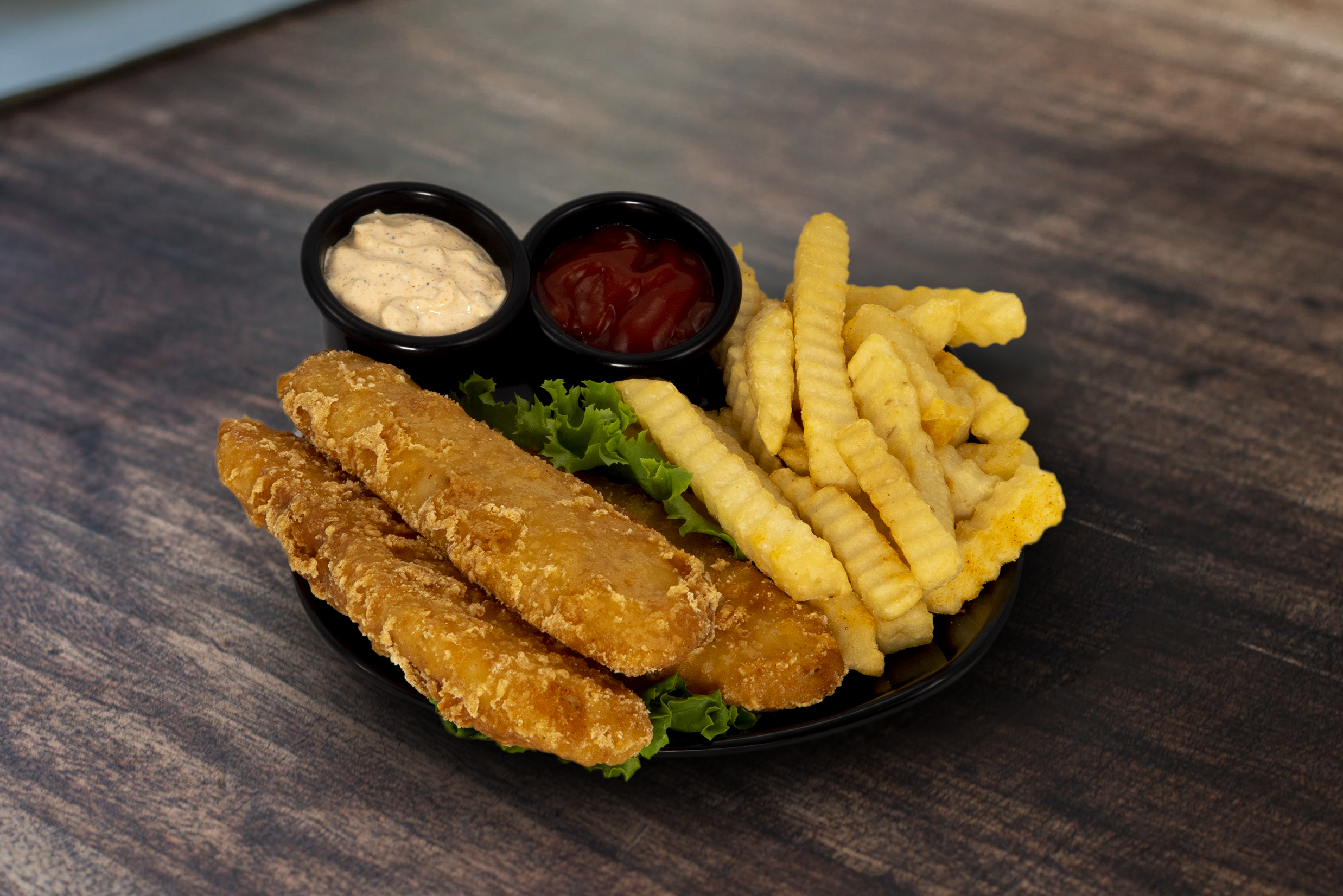 Order Fish and Chips food online from Headshots Bar & Grill store, Wichita on bringmethat.com