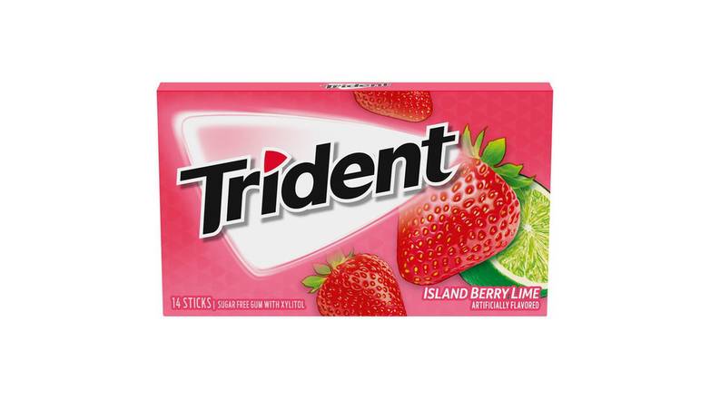 Order Trident Gum Island Berry Lime - 14 Ct food online from Trumbull Mobil store, Trumbull on bringmethat.com