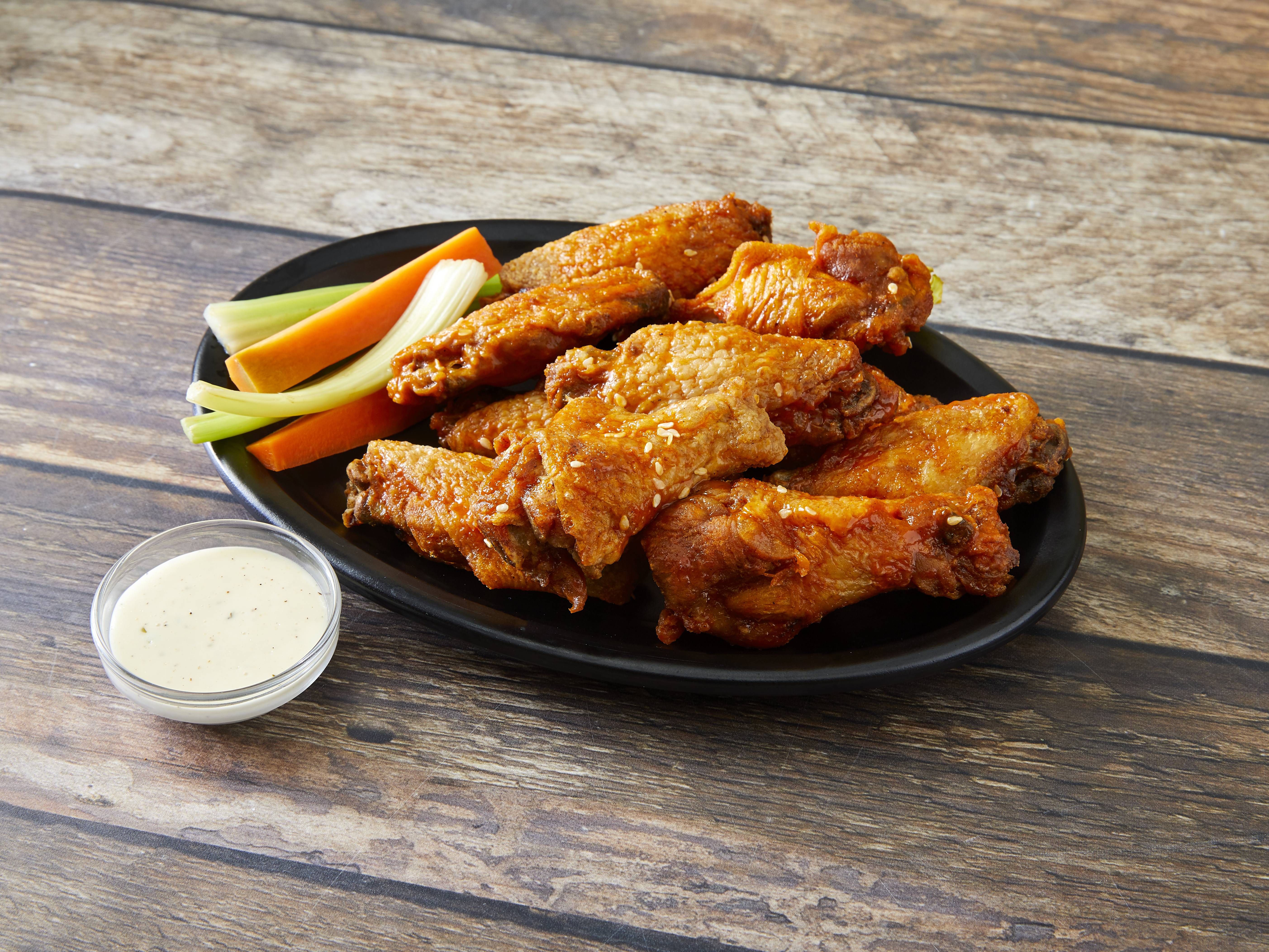 Order Wings O' Fire food online from The Curragh Irish Pub store, Chicago on bringmethat.com