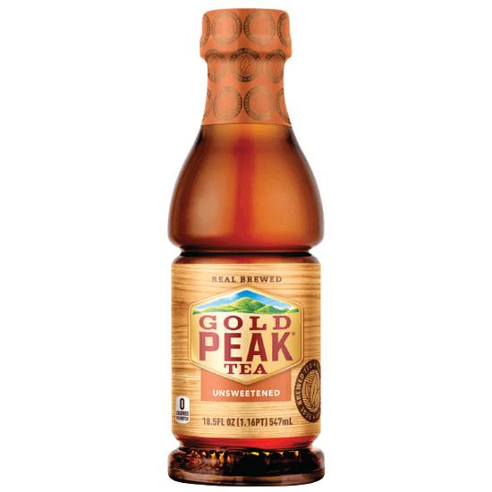 Order Gold Peak Unsweetened Tea 18.5oz food online from Casey's General Store store, Omaha on bringmethat.com