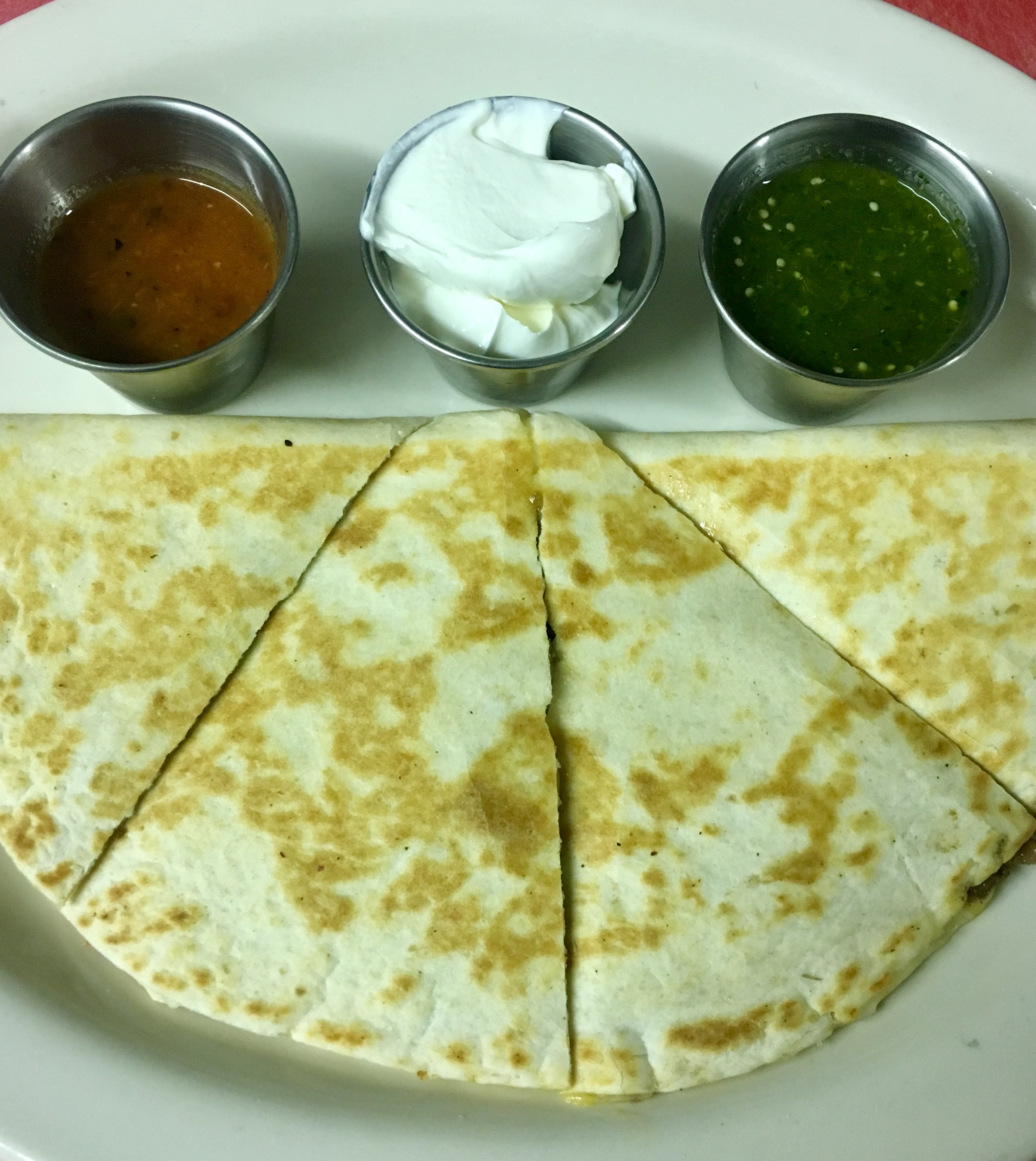 Order Quesadilla Large food online from Paco Tacos store, Madison on bringmethat.com
