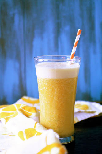 Order Orange Mango Smoothie food online from Shahrazad Hookah Lounge & Coffee store, Raleigh on bringmethat.com