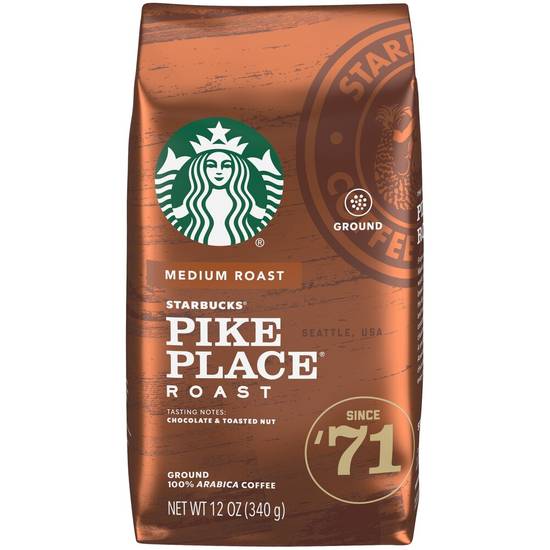 Order Starbucks Pike Place Roast Ground Coffee, 12 OZ food online from Cvs store, PEARL on bringmethat.com