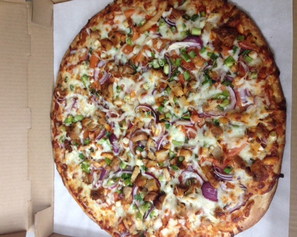 Order 7. Rosemary Chicken Pizza food online from Purple pepper pizza store, Oakland on bringmethat.com