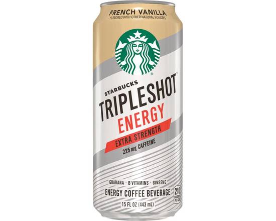 Order Starbucks Triple Shot Energy Vanilla 15oz Can food online from Rocket store, San Bernardino on bringmethat.com
