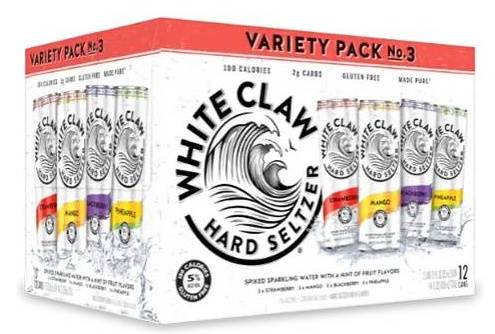 Order white claw variety no 3 ,12 pack CANS CANS(5%ABV) food online from Windy City Liquor Market store, El Cajon on bringmethat.com