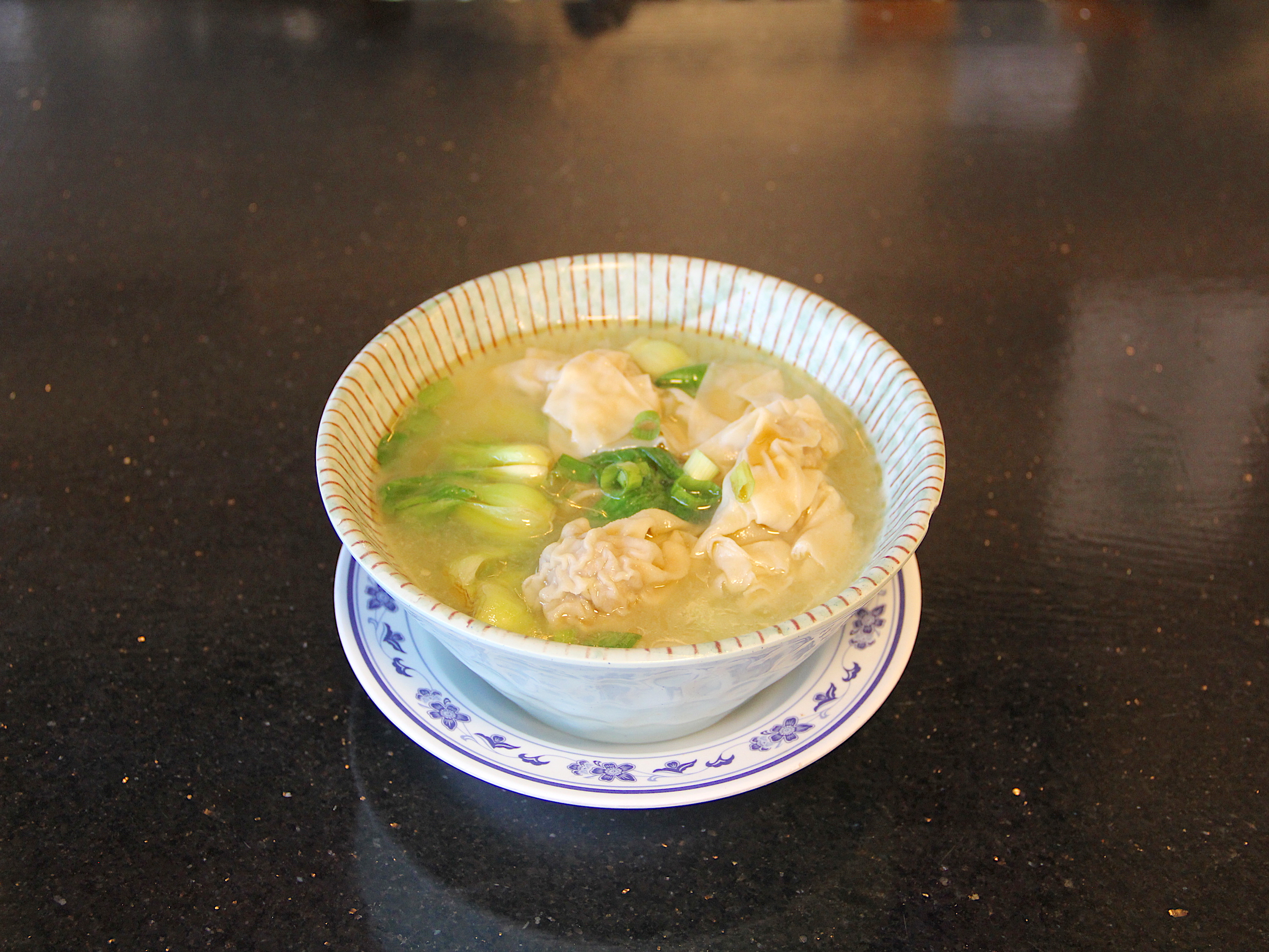 Order 84. Shrimp and Pork Wonton Soup food online from Kaiju Noodle House store, Azusa on bringmethat.com