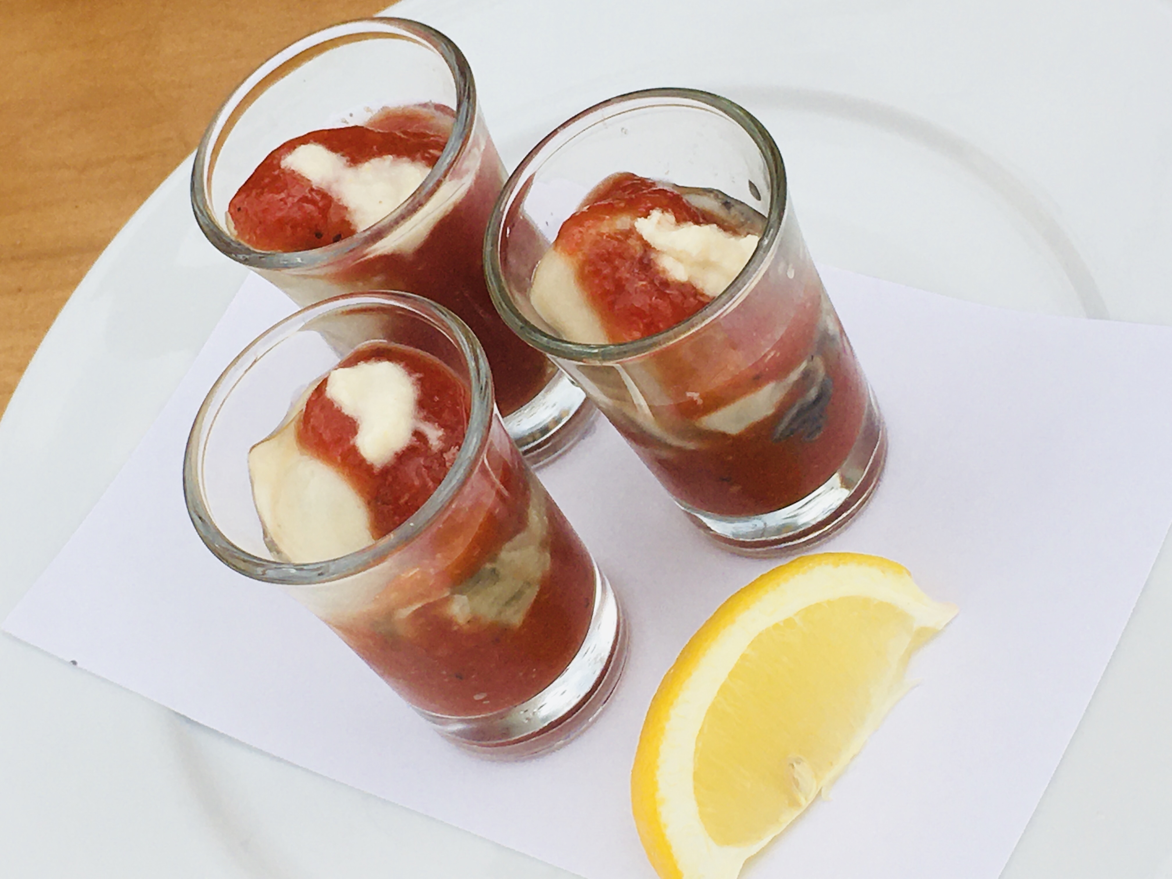 Order Willapa Bay Oyster Shooters food online from Cajun Kitchen store, Portland on bringmethat.com
