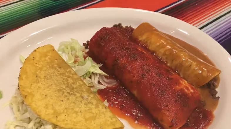 Order 43. Burrito, Enchilada, & Taco food online from Maya Mexican Restaurant store, Homewood on bringmethat.com