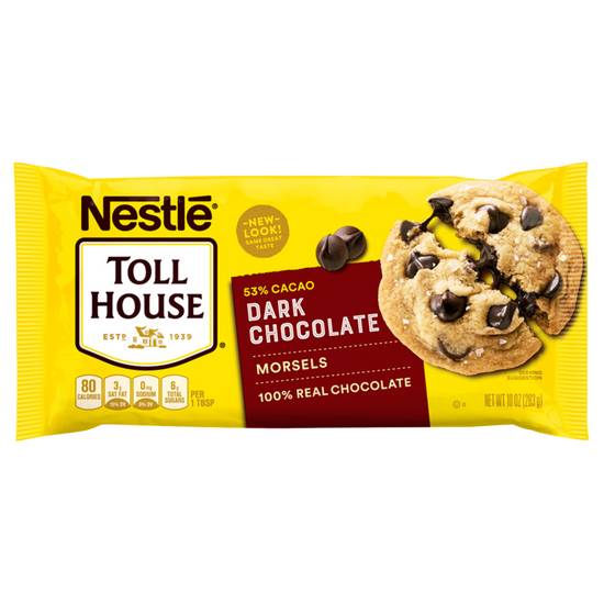 Order Nestle Toll House Dark Chocolate Chips 10oz food online from Everyday Needs by Gopuff store, Athens on bringmethat.com