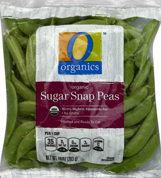 Order O Organics · Organic Sugar Snap Peas (10 oz) food online from Albertsons Express store, Azle on bringmethat.com