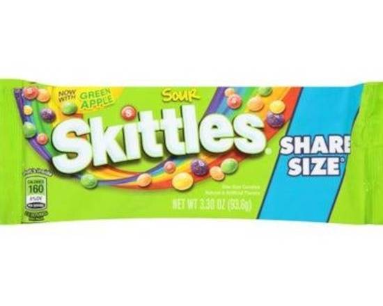 Order Skittles Sour Share Size (3.3 oz) food online from Urban Value Corner Store store, Dallas on bringmethat.com