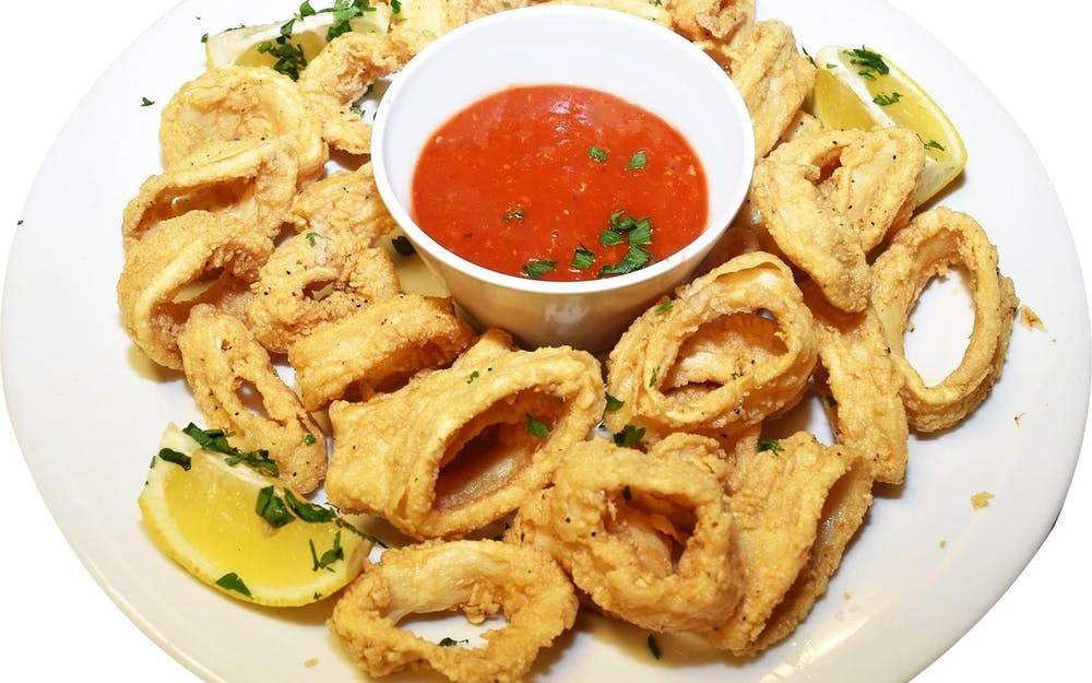 Order Fried Calamari - Appetizer food online from Panatieri Pizza & Pasta store, Bound Brook on bringmethat.com