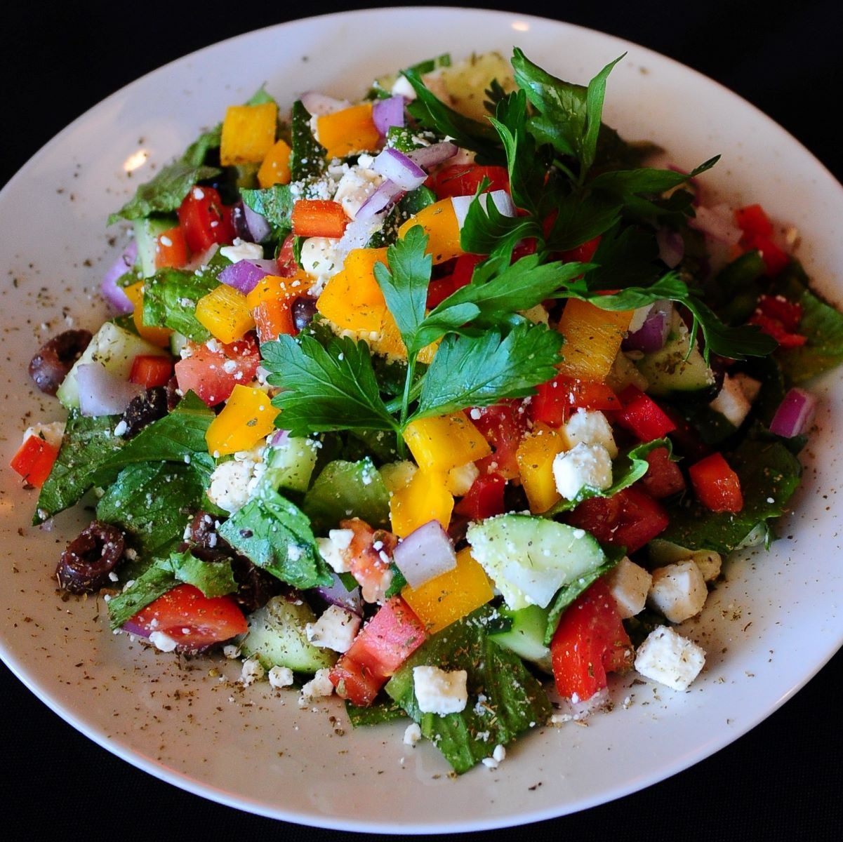 Order Large Greek Salad food online from Streets Of New York store, Peoria on bringmethat.com