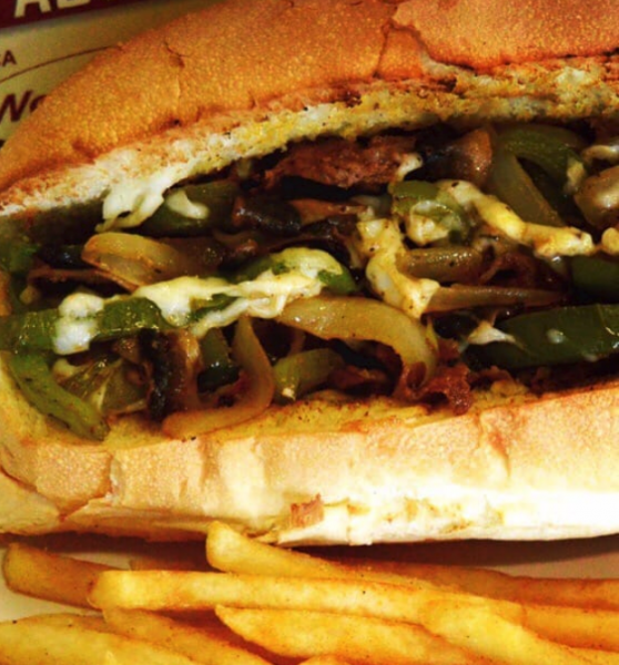Order Philly Cheese Steak Sub food online from The Pizzeria Factory store, Winnetka on bringmethat.com