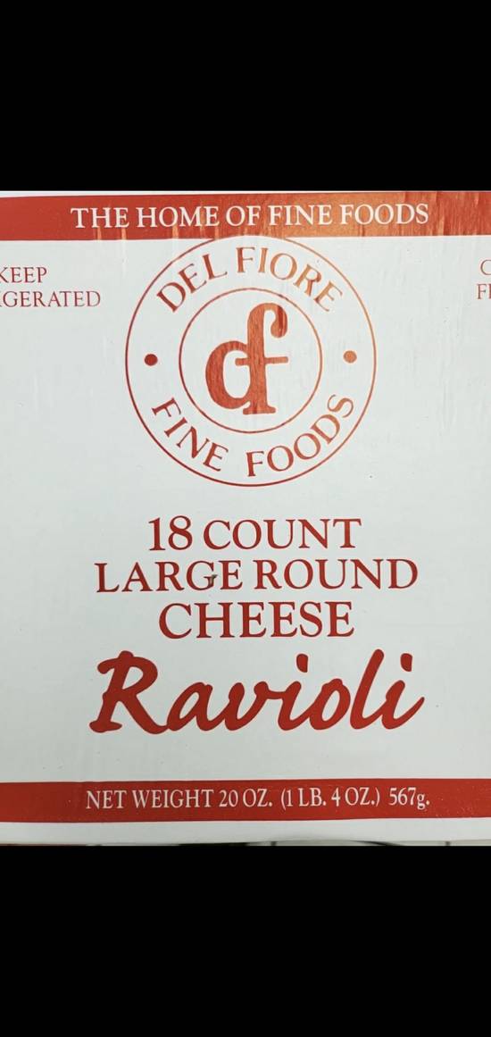 Order Cheese Ravioli (1 Box) food online from Cow Palace Butcher Shop store, Middle Island on bringmethat.com