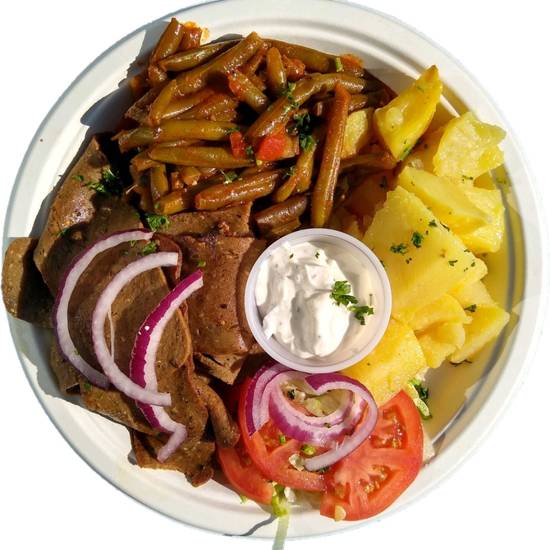Order Gyro Bowl with Rice and 2 sides food online from Athenian Grill store, Lexington on bringmethat.com