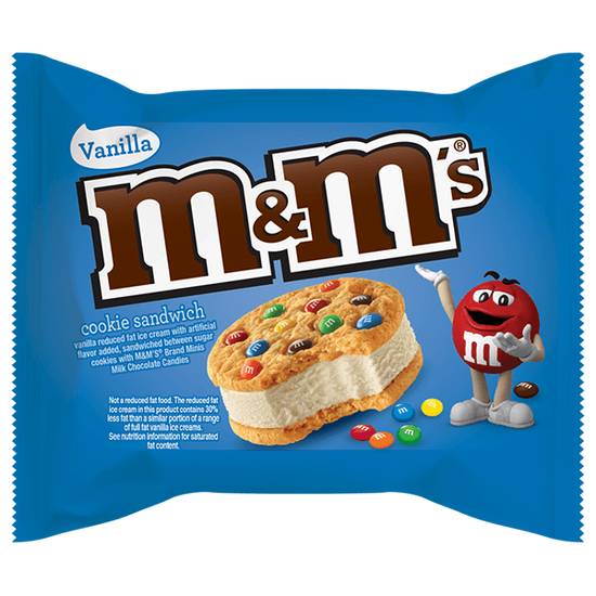 Order M&M's Vanilla Ice Cream Cookie Sandwich 4oz food online from Casey store, MOUNTAIN HOME on bringmethat.com
